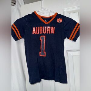Colosseum Auburn Kids Navy and Orange Jersey